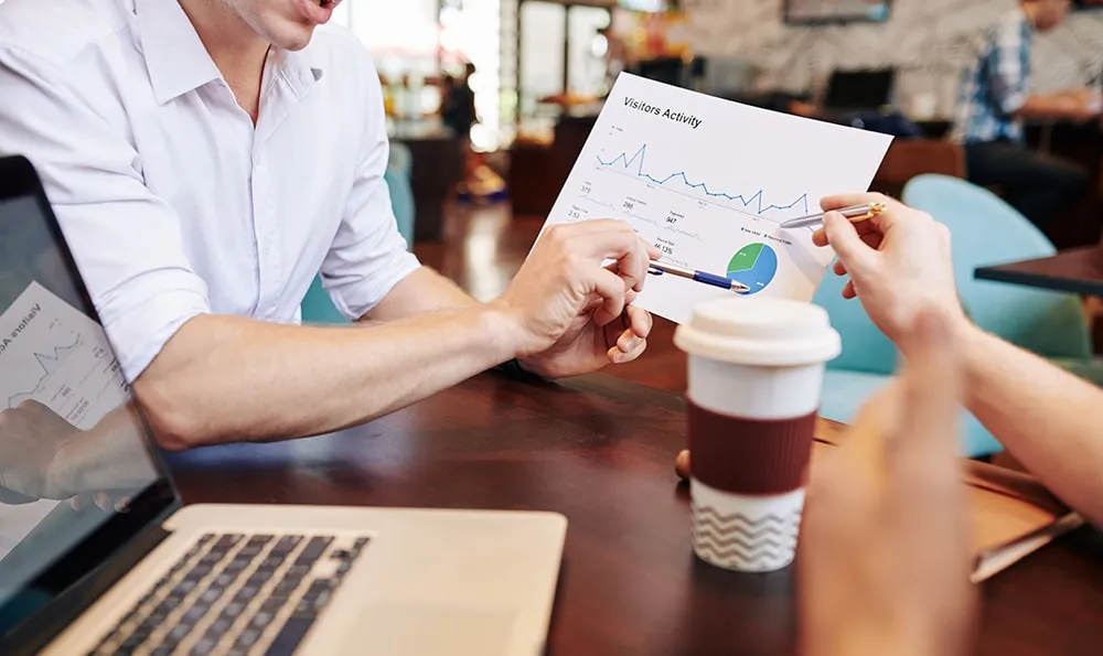Analysing website visitor metrics